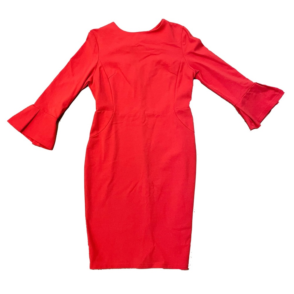 Marycrafts Pencil Dress with Flare Sleeve